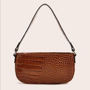 Shein Croc Embossed shoulder bag